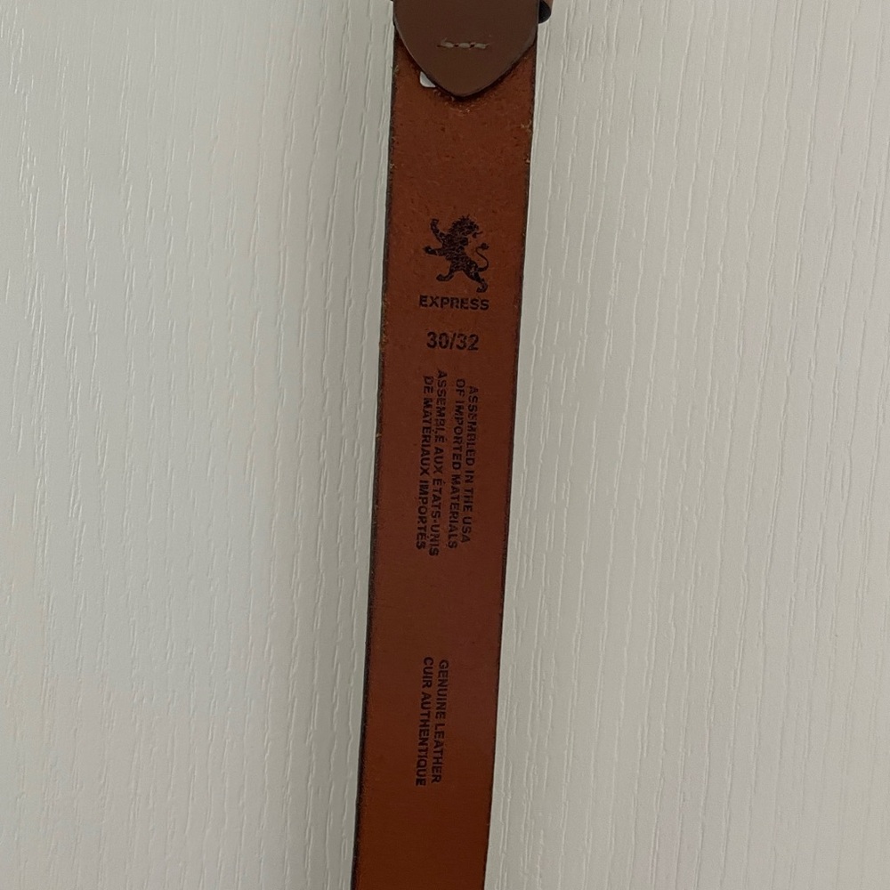 Express Tan Leather Men's Belt